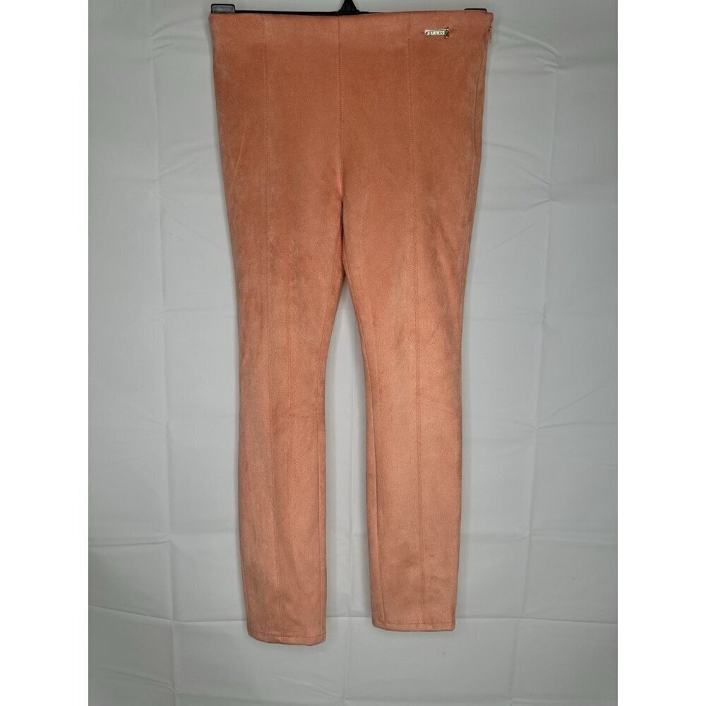 Guess Kids Girl Velvet Pull On Pants, Orange size 7 MSRP $49